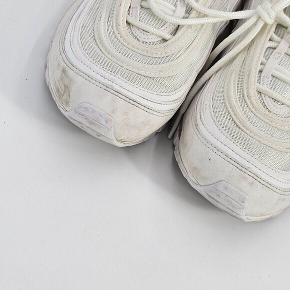 NIKE 921826-101 AIR MAX 97 TRIPLE WHITE MENS SIZE US 9.5 - Picture 4 of 5